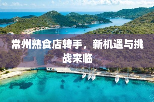 常州熟食店轉手，新機遇與挑戰來臨