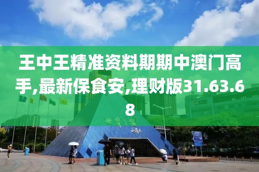 王中王精準資料期期中澳門高手,最新保食安,理財版31.63.68