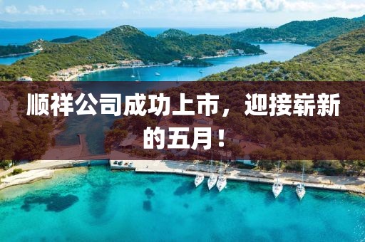 順祥公司成功上市，迎接嶄新的五月！