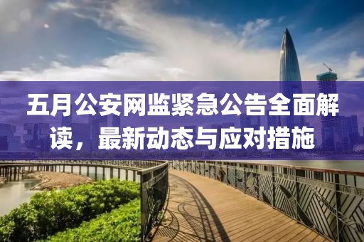 五月公安網監緊急公告全面解讀，最新動態與應對措施