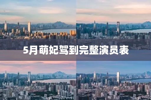 5月萌妃駕到完整演員表