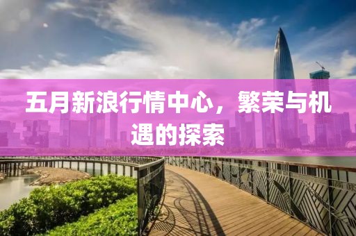 五月新浪行情中心，繁榮與機遇的探索