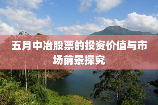 五月中冶股票的投資價值與市場前景探究