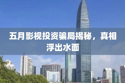 五月影視投資騙局揭秘，真相浮出水面