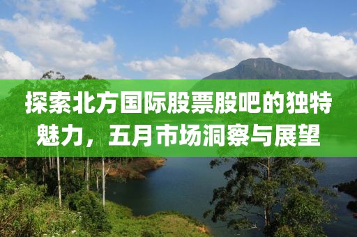 探索北方國際股票股吧的獨特魅力，五月市場洞察與展望