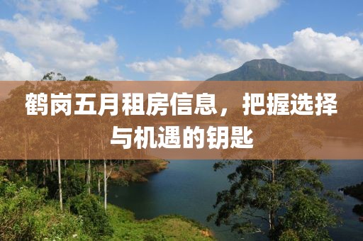 鶴崗五月租房信息，把握選擇與機遇的鑰匙