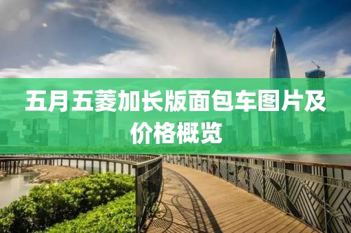 五月五菱加長版面包車圖片及價格概覽