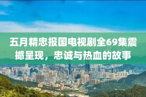 五月精忠報國電視劇全69集震撼呈現，忠誠與熱血的故事