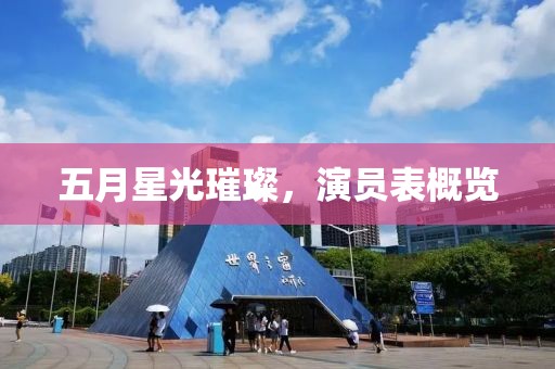 五月星光璀璨，演員表概覽