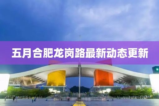 五月合肥龍崗路最新動態更新