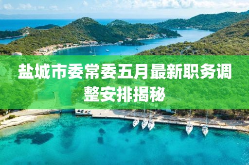 鹽城市委常委五月最新職務調整安排揭秘