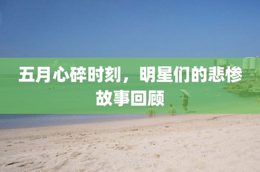 五月心碎時刻，明星們的悲慘故事回顧