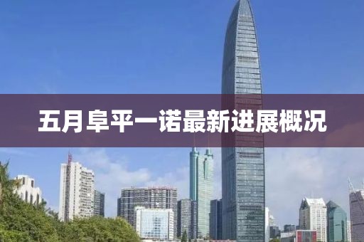 五月阜平一諾最新進展概況