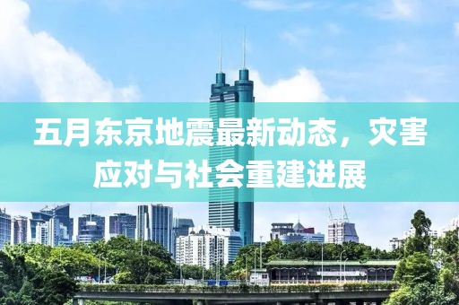 五月東京地震最新動態，災害應對與社會重建進展