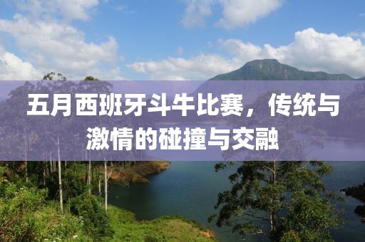 五月西班牙斗牛比賽，傳統與激情的碰撞與交融