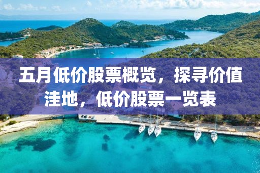 五月低價股票概覽，探尋價值洼地，低價股票一覽表
