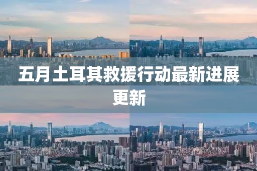 五月土耳其救援行動最新進展更新