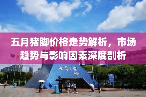 五月豬腳價格走勢解析，市場趨勢與影響因素深度剖析