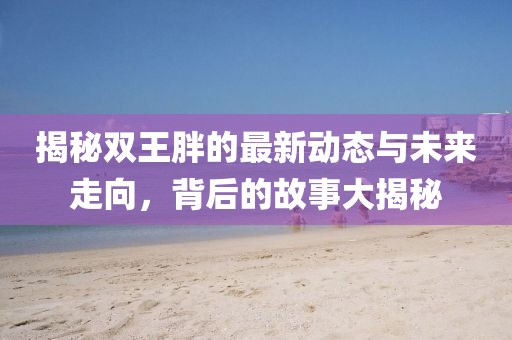 揭秘雙王胖的最新動態與未來走向，背后的故事大揭秘