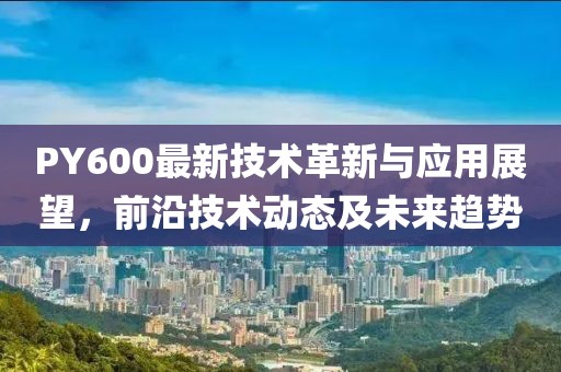PY600最新技術革新與應用展望，前沿技術動態及未來趨勢
