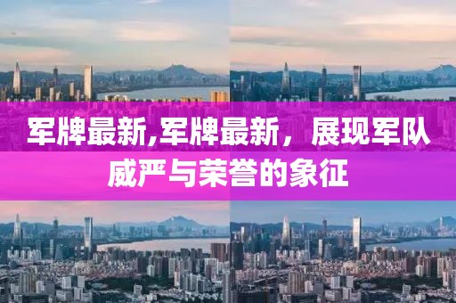 軍牌最新,軍牌最新，展現軍隊威嚴與榮譽的象征