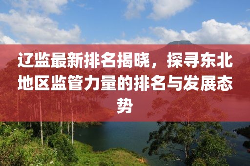 遼監最新排名揭曉，探尋東北地區監管力量的排名與發展態勢
