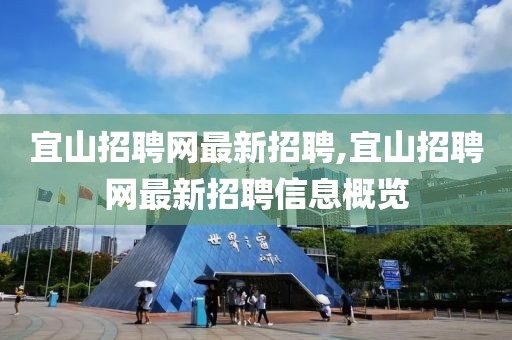 宜山招聘網最新招聘,宜山招聘網最新招聘信息概覽