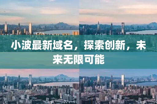 小波最新域名，探索創新，未來無限可能