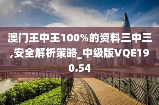 澳門王中王100%的資料三中三,安全解析策略_中級版VQE190.54