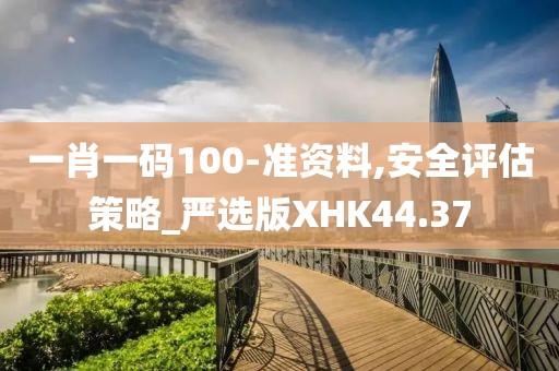 一肖一碼100-準資料,安全評估策略_嚴選版XHK44.37