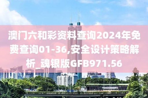 澳門六和彩資料查詢2024年免費查詢01-36,安全設計策略解析_魂銀版GFB971.56