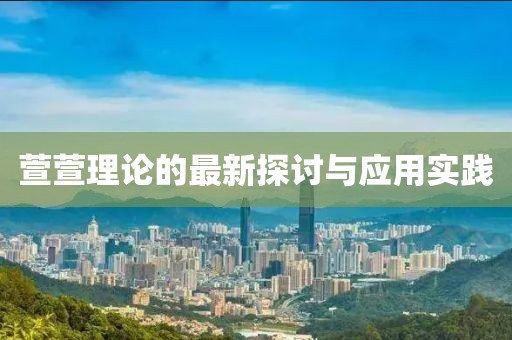 萱萱理論的最新探討與應用實踐