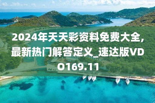 2024年天天彩資料免費大全,最新熱門解答定義_速達版VDO169.11
