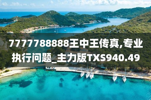 7777788888王中王傳真,專業執行問題_主力版TXS940.49
