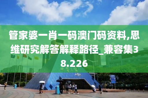 管家婆一肖一碼澳門碼資料,思維研究解答解釋路徑_兼容集38.226