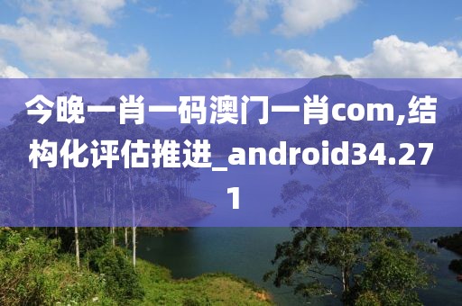 今晚一肖一碼澳門一肖com,結構化評估推進_android34.271