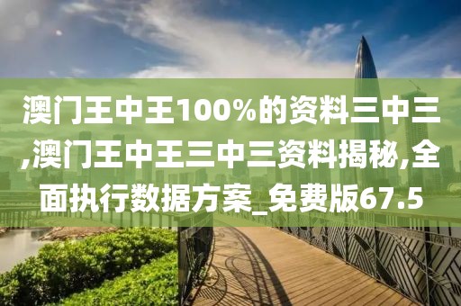 澳門王中王100%的資料三中三,澳門王中王三中三資料揭秘,全面執行數據方案_免費版67.5