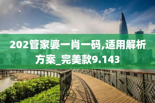 202管家婆一肖一碼,適用解析方案_完美款9.143