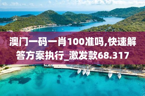 澳門一碼一肖100準嗎,快速解答方案執行_激發款68.317