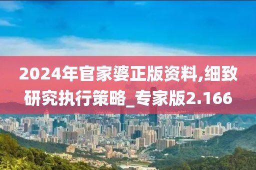 2024年官家婆正版資料,細致研究執行策略_專家版2.166