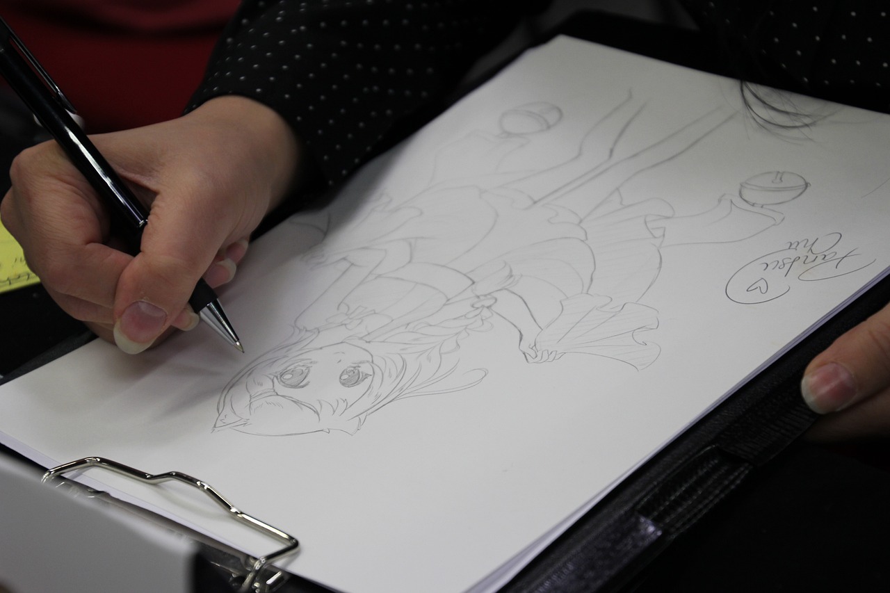 動漫素描畫大全，探索藝術之美與創意無限的世界